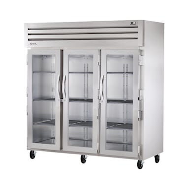True STG3R-3G-HC 77.75"W 3-Section Reach-In Refrigerator