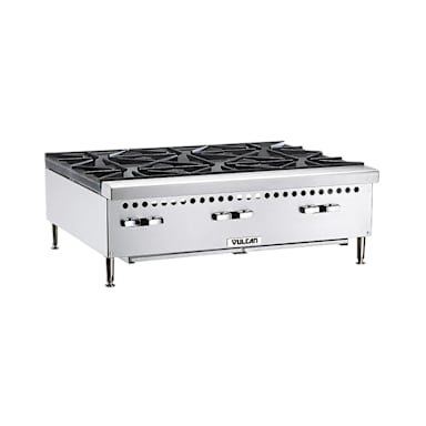 Vulcan VCRH36 6-Burner 36" Gas Countertop Hotplate