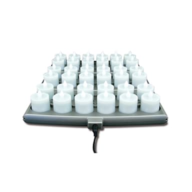 Hollowick HFRP36-A Platinum+ Flameless 36-Candle Set