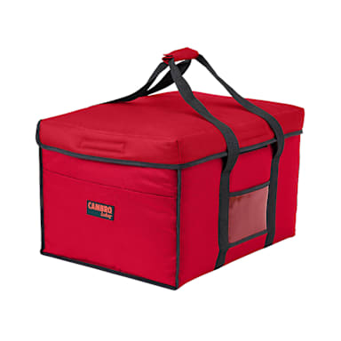 Cambro GBD181412521 Gobag Red Jumbo 18 x 14 x 12" Delivery Bag