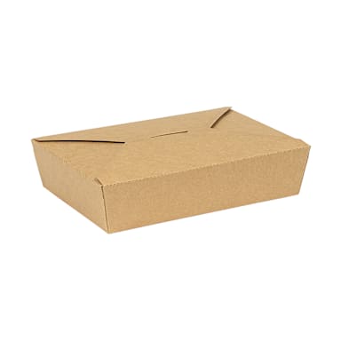Inno-Pak 197945346 Innobox Edge Brown Kraft 36 oz Carton