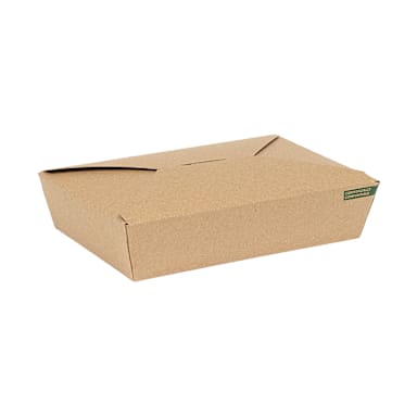 Inno-Pak 191619813 Innobox Edge Kraft 36 oz Takeout Carton