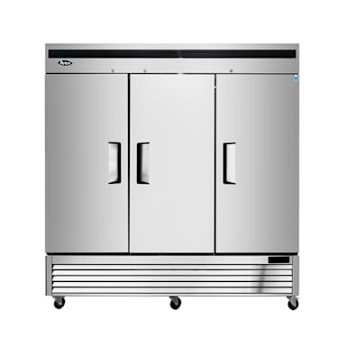 Atosa MBF8504GR S/S Solid Doors 3-Section Reach-In Freezer