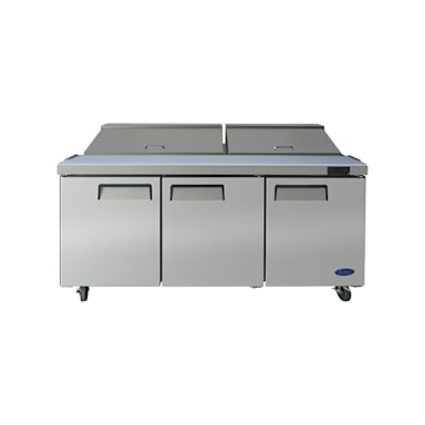 Atosa MSF8304GR 3-Section 72.7"W Sandwich/Salad Prep Table