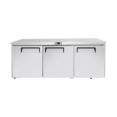 Atosa AUR72SD 3-Section Reach-In Undercounter Refrigerator