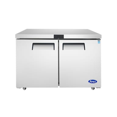 Atosa AUF48SD S/S 2-Section Reach-In Undercounter Freezer