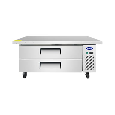 Atosa MGF8452GR S/S 4-Door 8.4 Cu Ft Refrigerated Chef Base