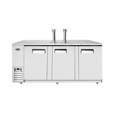 Atosa MKC90GR S/S 89.3" 3-Door Direct Draw Keg Cooler