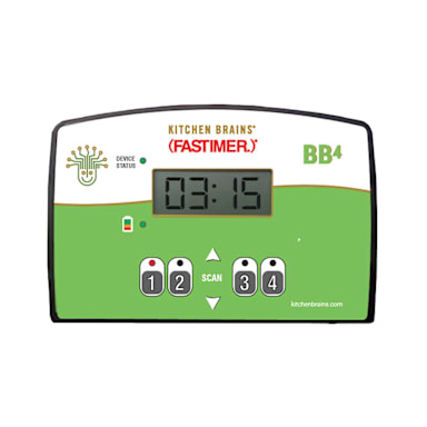 Kitchen Brains® BB4 Count Up/Dn 4 Button Programmable Timer