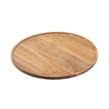 TableCraft 11829 Acacia Wood 15" Lazy Susan
