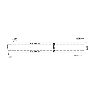Wells 5O-ADTBAR-RCP Adapter Bar for RCPS/HRCPS