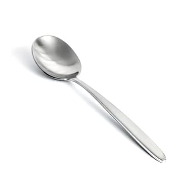 Front Of The House FDS008BSS23 Luca Brushed 8 in. Dinner Spoon - Dozen