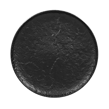 RAK Porcelain RKRP21 Roks Black 8-1/4" Coupe Plate