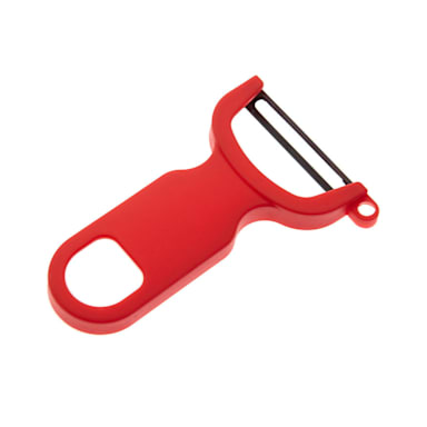 Mercer Culinary M33071RDB Red Swivel Blade 4" Y-Shape Peeler