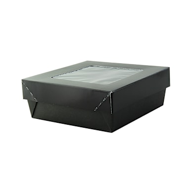 PackNWood 210KRAYBAK135 Black Bakeable 5.3"Sq Kray Box