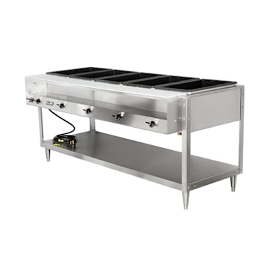 Vollrath 38119 S/S 208-240V 5 Well Steam Table
