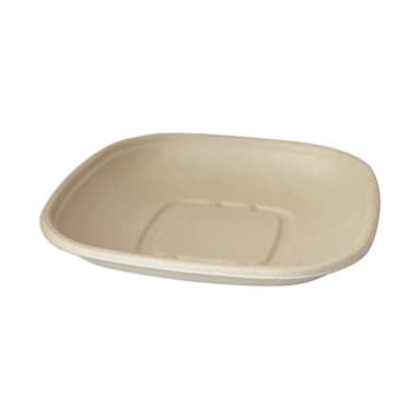 World Centric BQ-SC-24-LFS Fiber 24 Oz. Square Bowl