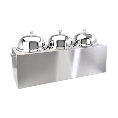 Eastern Tabletop 7003 S/S 3-Section Ice Cream Buffet System