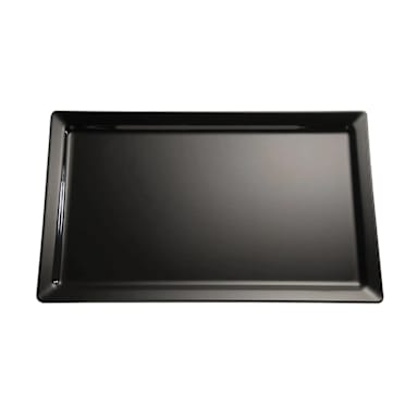 APS Germany APS 83490 Black 12.9 x 10.5 GN 1/2 Melamine Tray - 4 / CS