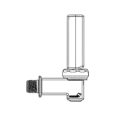 Rosseto LDM006 S/S 3 x 1-3/8 x 5" Faucet for Beverage Dispenser