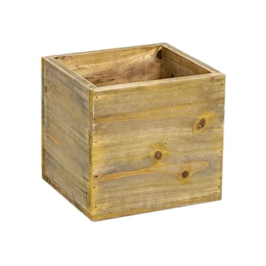 FOH BHO139NAW21 Rustic Wood 7 x 6.5" Beverage Housing - 4 / CS