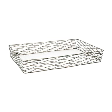 FOH BHO050PTI20 Pantina Wire 19.75 x 12 in. Beverage Housing - 2 / CS