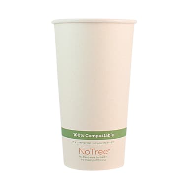 World Centric CU-SU-20 White Paper Notree 20 ounce Hot Cup - 1000 / CS