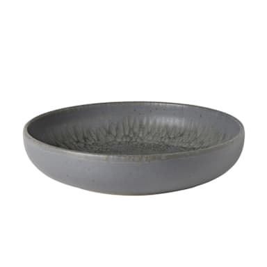 Mikasa 5308753 Dark Gray Stoneware Raya 8.7" Coupe Bowl