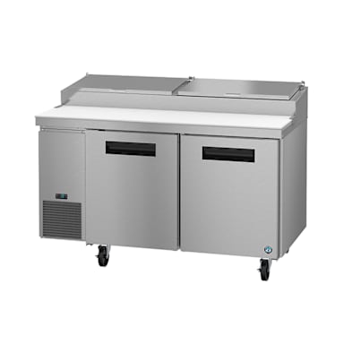 Hoshizaki PR60B S/S 2-Section Reach-In Pizza Prep Table
