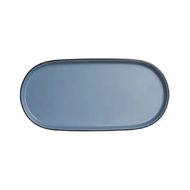Steelite 7830JB015 Baja Lagoon 10.25 x 5 Melamine Oval Plate
