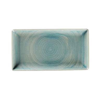 RAK Porcelain SSREDRG33 Spot Sapphire 13.3 x 7.2 Rectangle Plate - 6 / CS