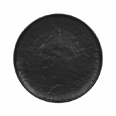 RAK Porcelain RKRP28 Epic Roks 11" Black Flat Plate