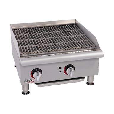 APW Wyott GCB-24S 24"W Natural Gas Countertop Charbroiler