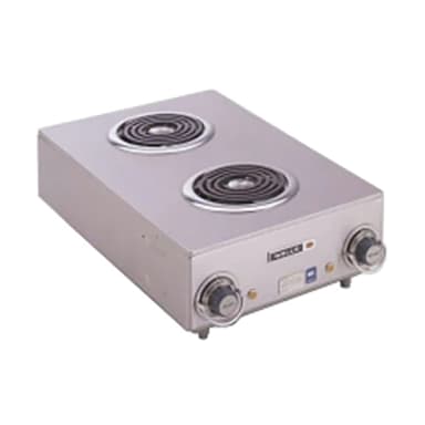 Wells H-115 2-Burner Electric Countertop Hot Plate