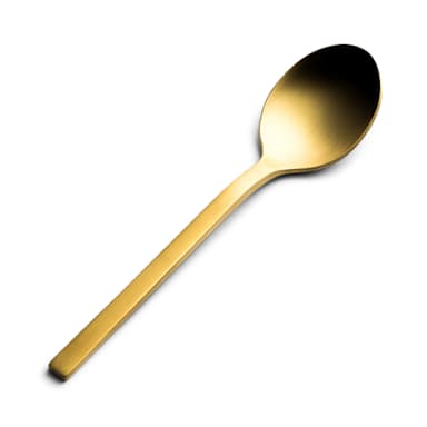 Bon Chef S3800GM Milan Matte Gold 5.5" Teaspoon - Dozen