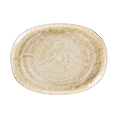 RAK Porcelain KSOP32VL Krush Vanilla 12.6 x 9.25 Oval Platter - 6 / CS