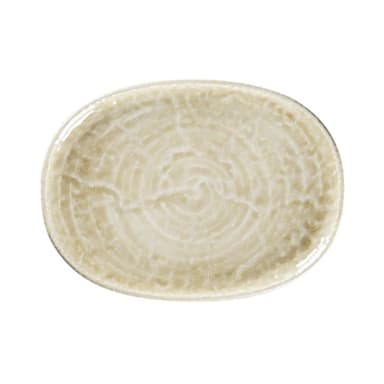 RAK Porcelain KSOP28VL Krush Vanilla 11 x 8 in. Oval Platter - 6 / CS
