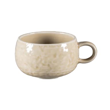 RAK Porcelain KSCU25VL Krush Vanilla 7.8 ounce Coffee Cup