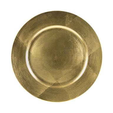 10 Strawberry Street LAG-24 Lacquer Gold 13 in Charger Plate
