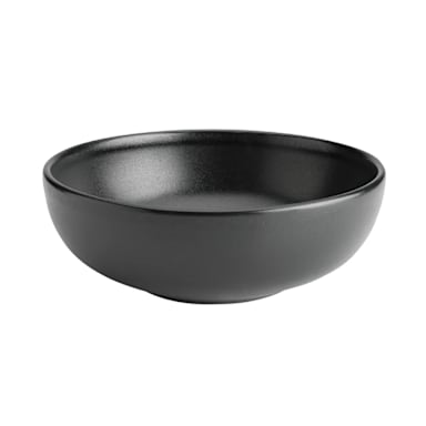 Hall China HL305450AFCA Foundry Black 1.75 quart Bistro Bowl - 6 / CS