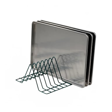 Darling Foodservice Green Epoxy 12-Tray Capacity Wire Tray Module