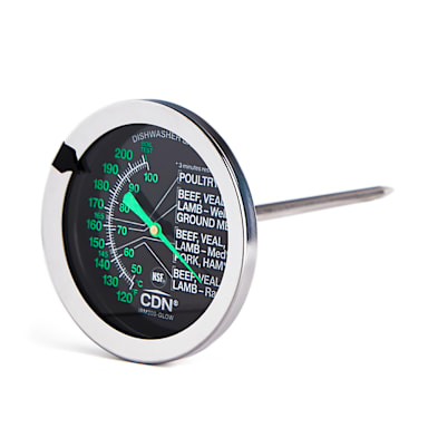 Component Design IRM200-GLOW Ovenproof 120-200°F Meat Thermometer