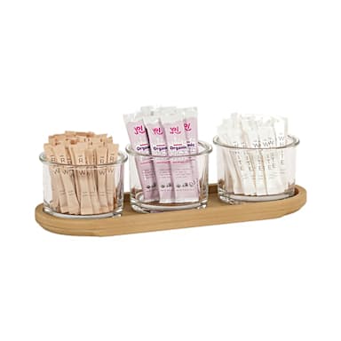 Cal-Mil 23430-122 Renew 16" x 6" x 4" 3-Jar Display