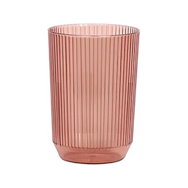 FOH ADO013PIT23 Gatsby Rose Plastic 12 ounce Rocks Glass