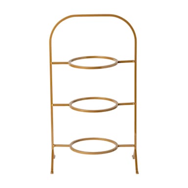 Casafina Enterprises,Ltd O30397-GLD Gold 3 Tier 7" Plate Holder