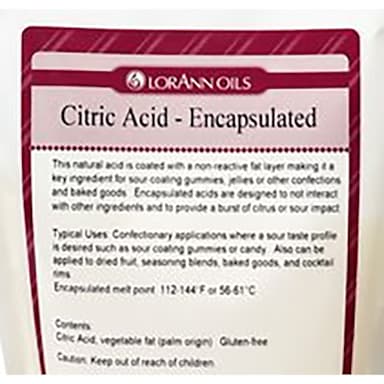 Lorann Oils 6020-2500 25 Lb Encapsulated Citric Acid