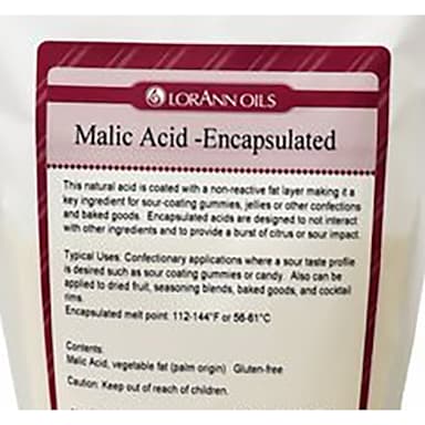 Lorann Oils 6025-2500 25 Lb Encapsulated Malic Acid