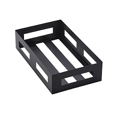 American Metalcraft BTH1 Black S/S 9.25 x 5.4 x 2.25 in. Display Crate