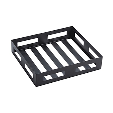 American Metalcraft BTH2 Black S/S 10.5 x 9.25 x 2.25 in Display Crate