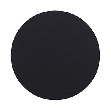 Hoffmaster 876107 Black Pulpboard 2 Sided 4" Coaster